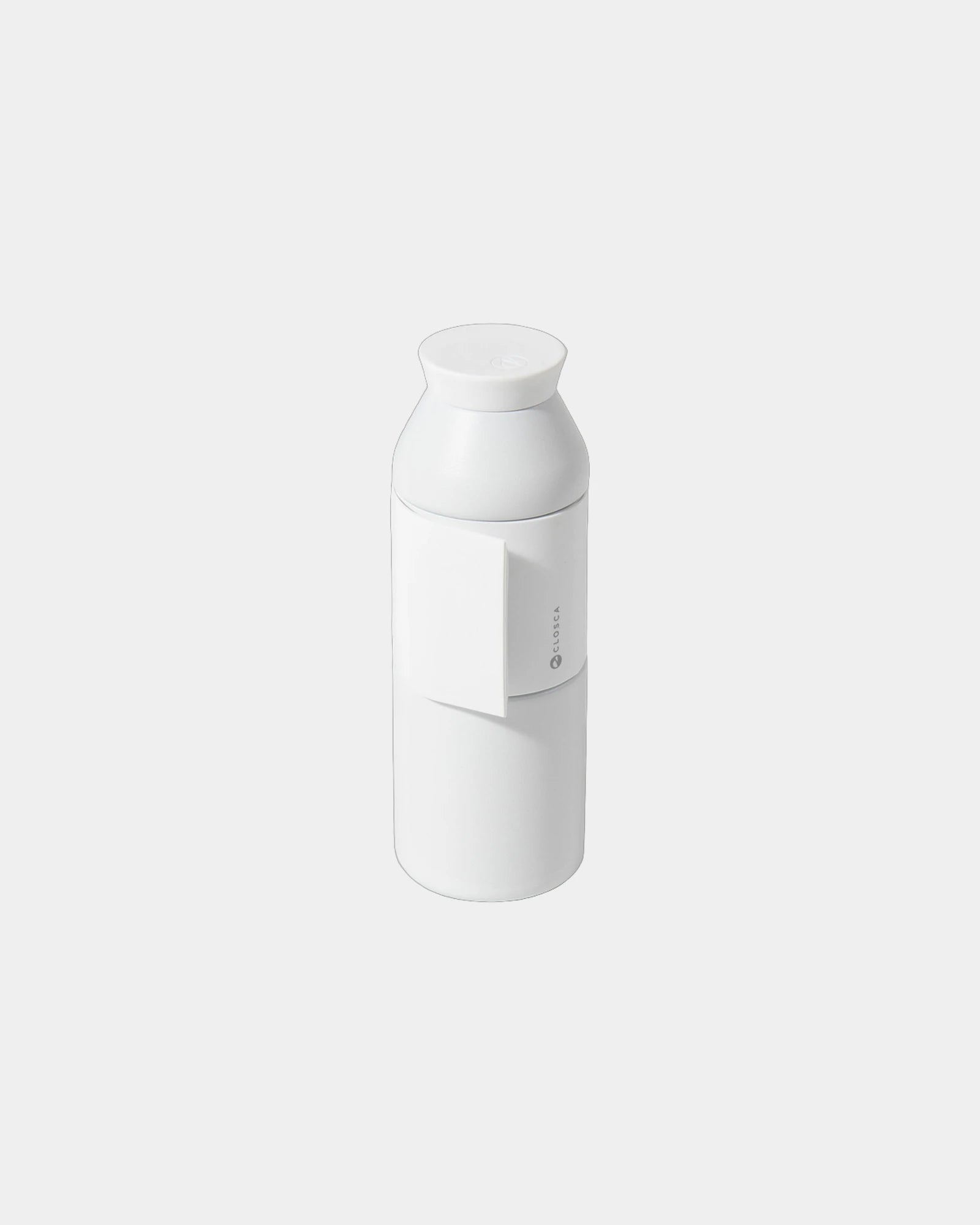 Thermosfles rvs Travel Bottle 450ml om te personaliseren - Wave White