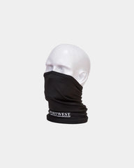 Multiway sjaal stretch polyester om te personaliseren - Zwart-Hemelsblauw