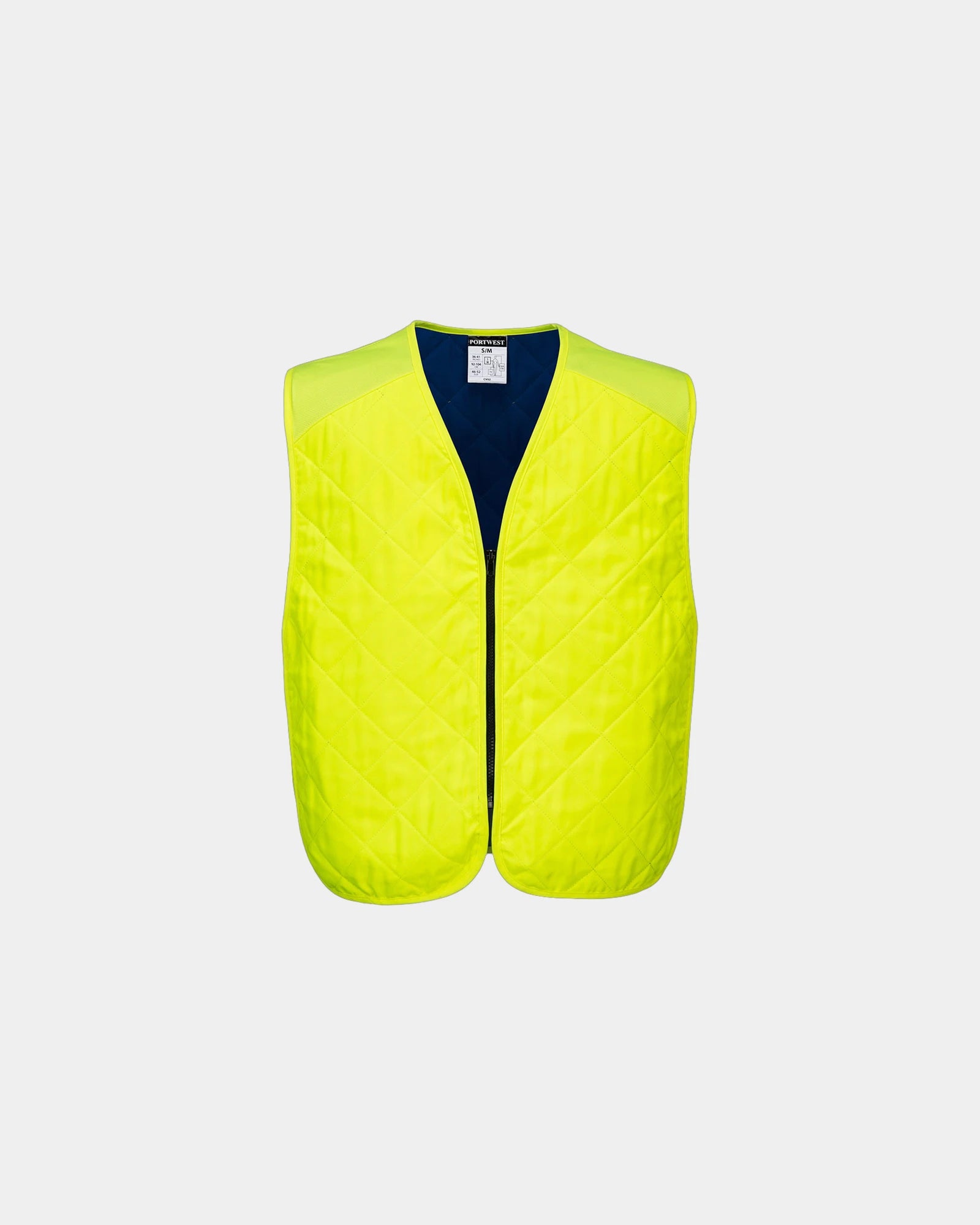 Koelvest super absorberend 140 g/m² om te personaliseren - Geel