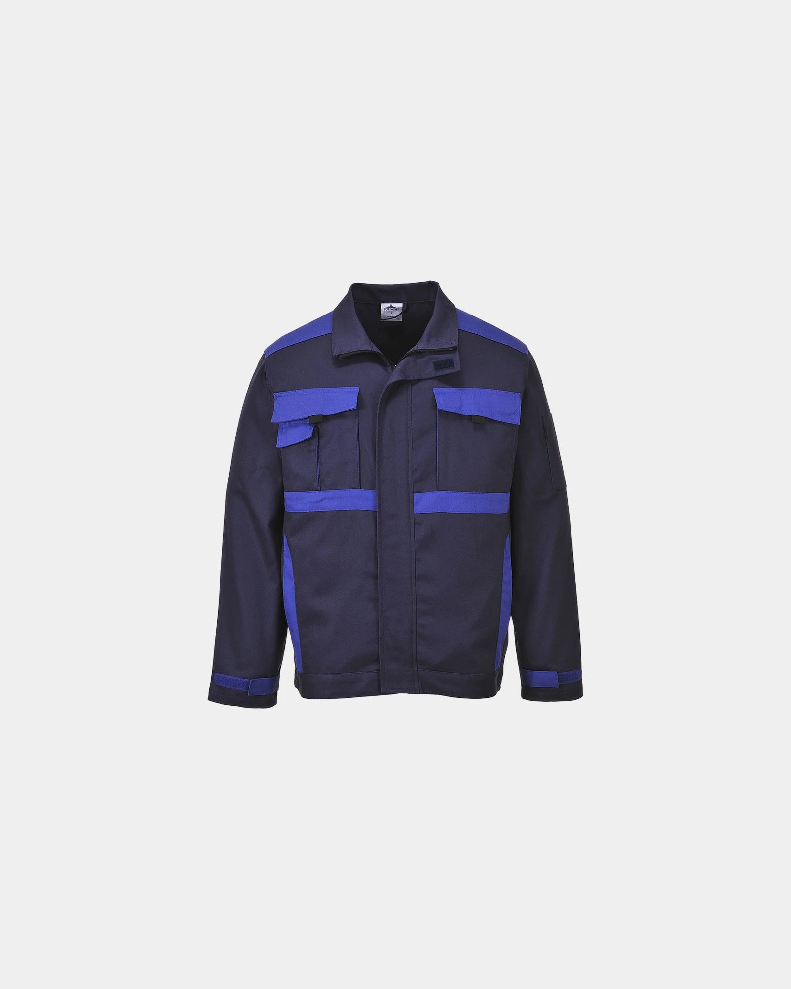 Werkjas met verstelbare polsen om te personaliseren - Marineblauw