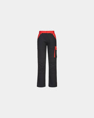 Broek katoen 260g/m² elastische taille om te personaliseren - Zwart-Hemelsblauw