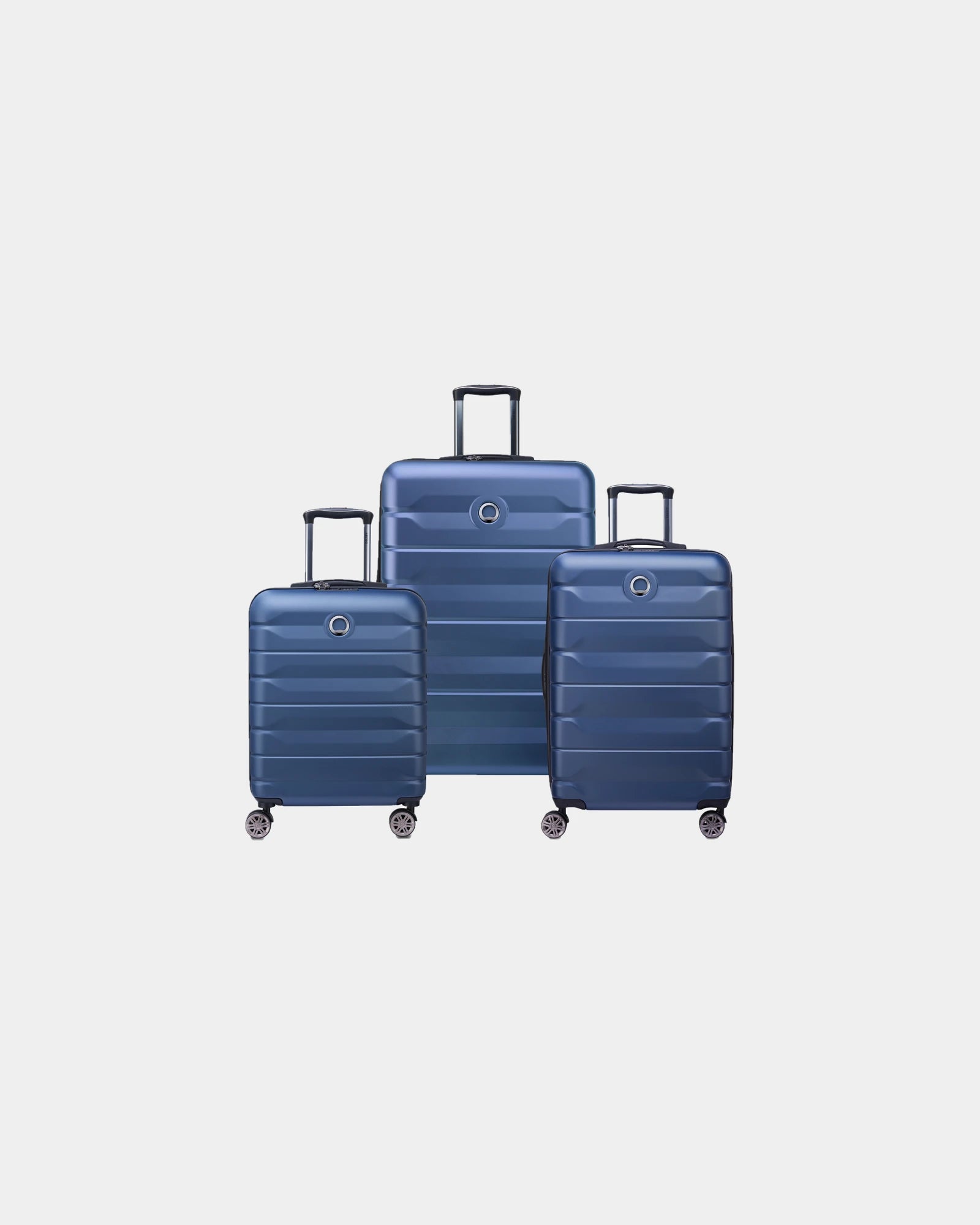 Kofferset polycarbonaat Delsey Air om te personaliseren - Nachtblauw