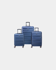 Kofferset polycarbonaat Delsey Air om te personaliseren - Nachtblauw
