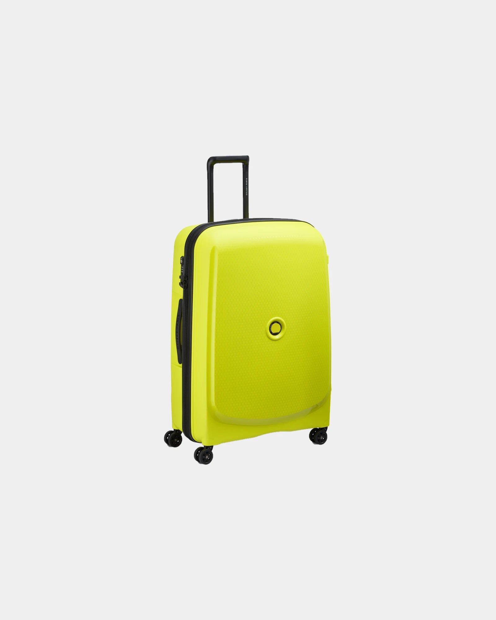 Koffer Delsey Belmont Plus 76 cm om te personaliseren - Groen Chartreuse