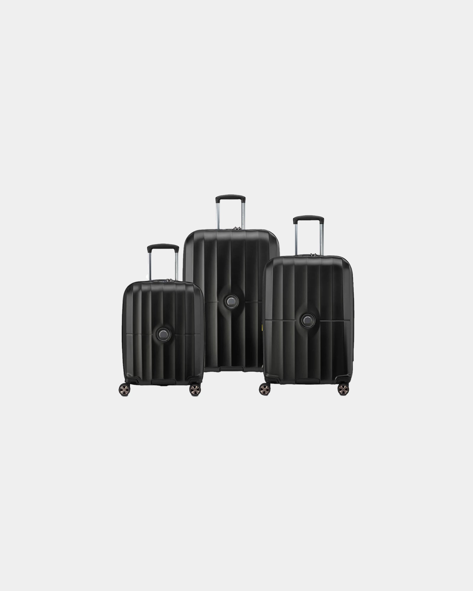 Kofferset polycarbonaat Delsey om te personaliseren - Zwart