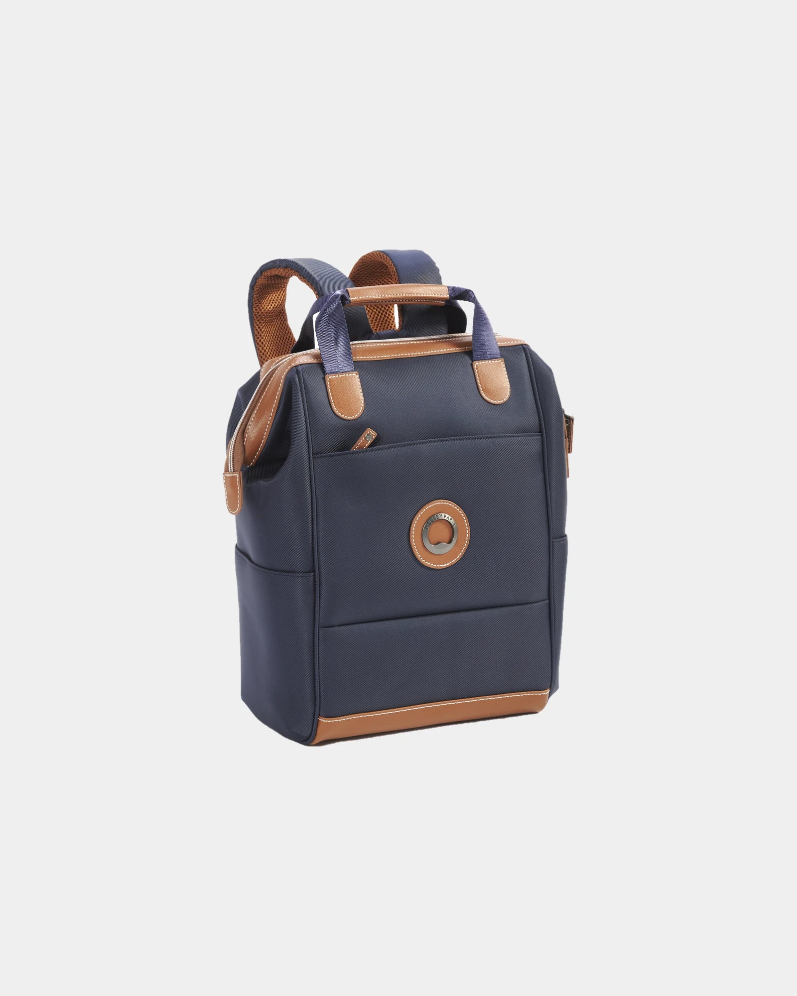 Rugzak van gerecycled polyester Delsey om te personaliseren - Marineblauw