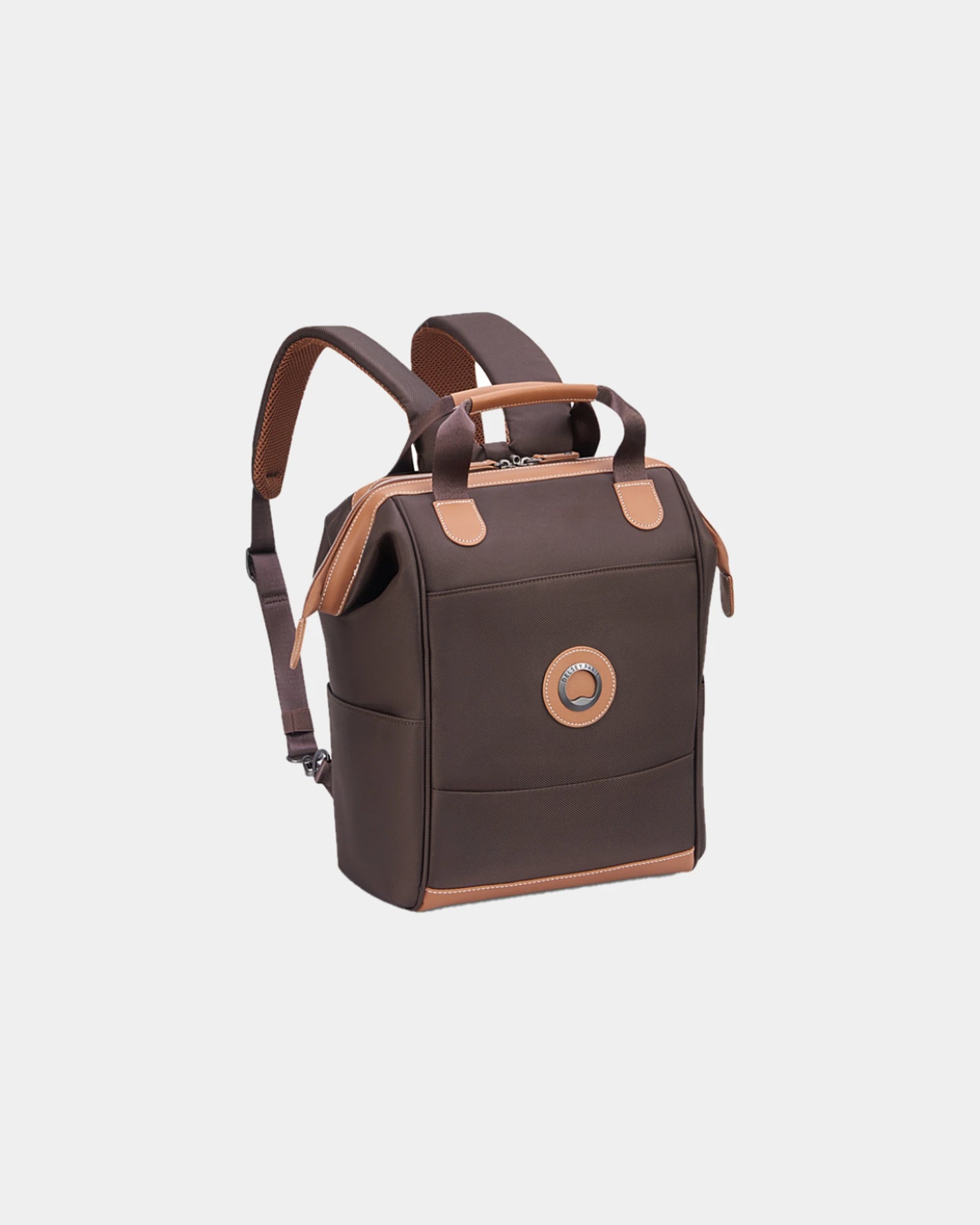 Rugzak van gerecycled polyester Delsey om te personaliseren - Bruin