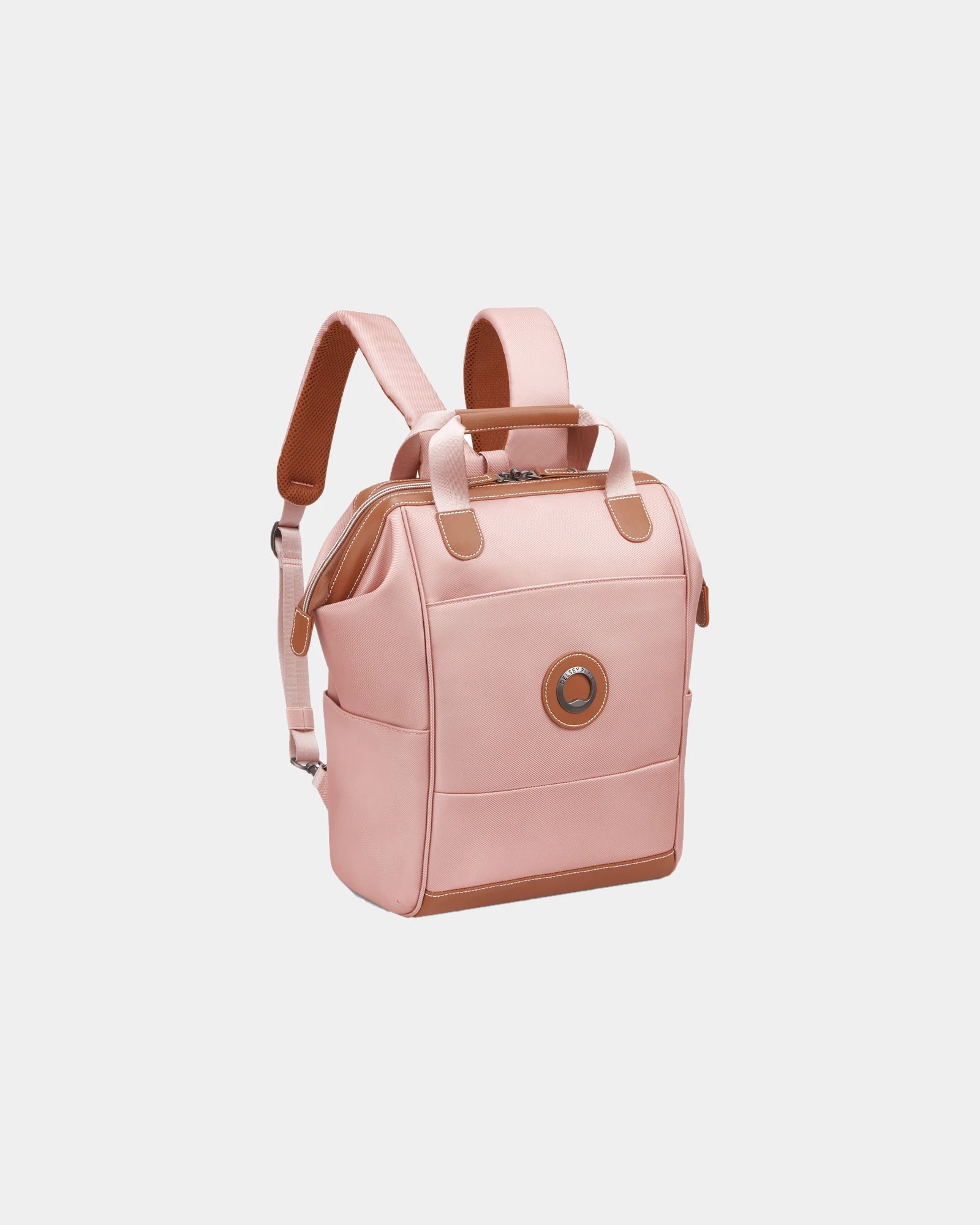 Rugzak van gerecycled polyester Delsey om te personaliseren - Roze