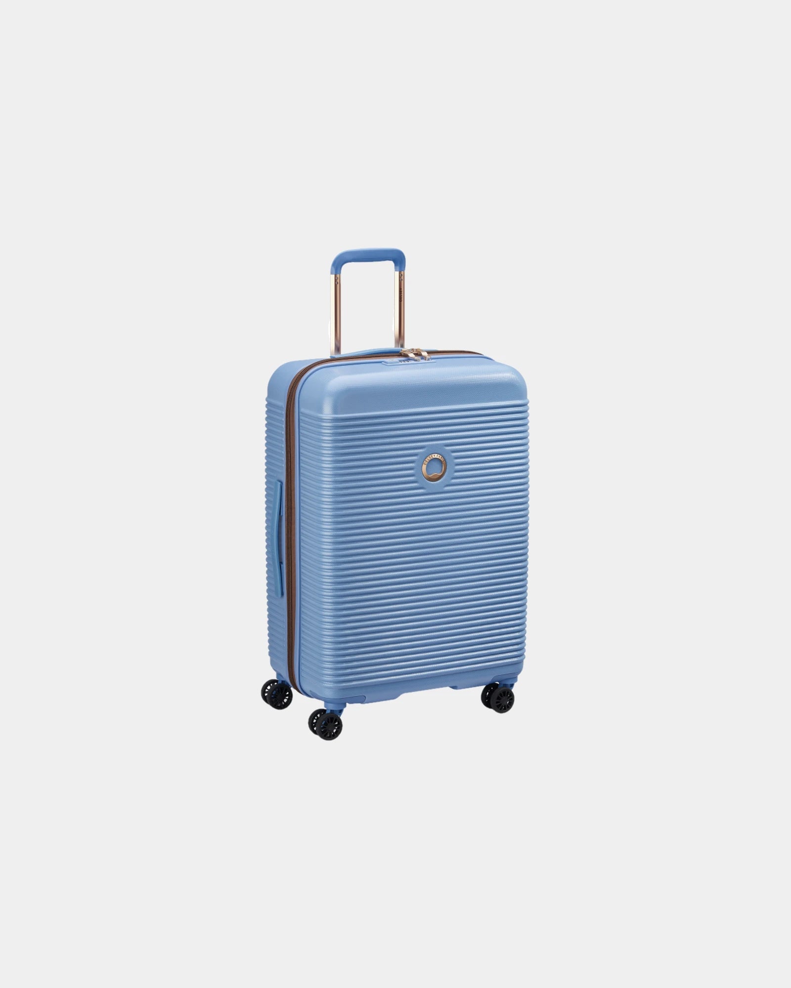 Koffer Delsey Freestyle M 66 cm om te personaliseren - Hemelsblauw