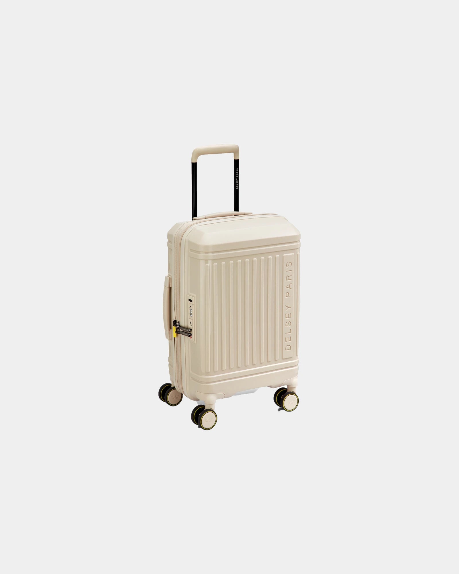Gerecyclede koffer Delsey Lutece 55 cm om te personaliseren - Beige