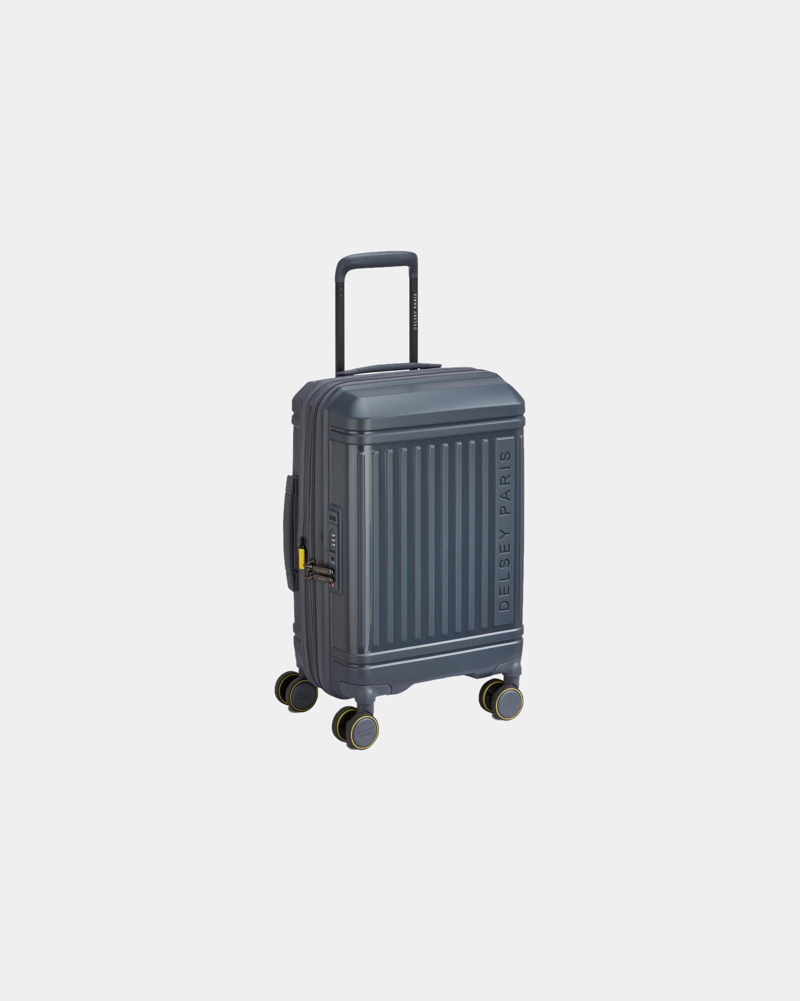 Gerecyclede koffer Delsey Lutece 55 cm om te personaliseren - grafiet