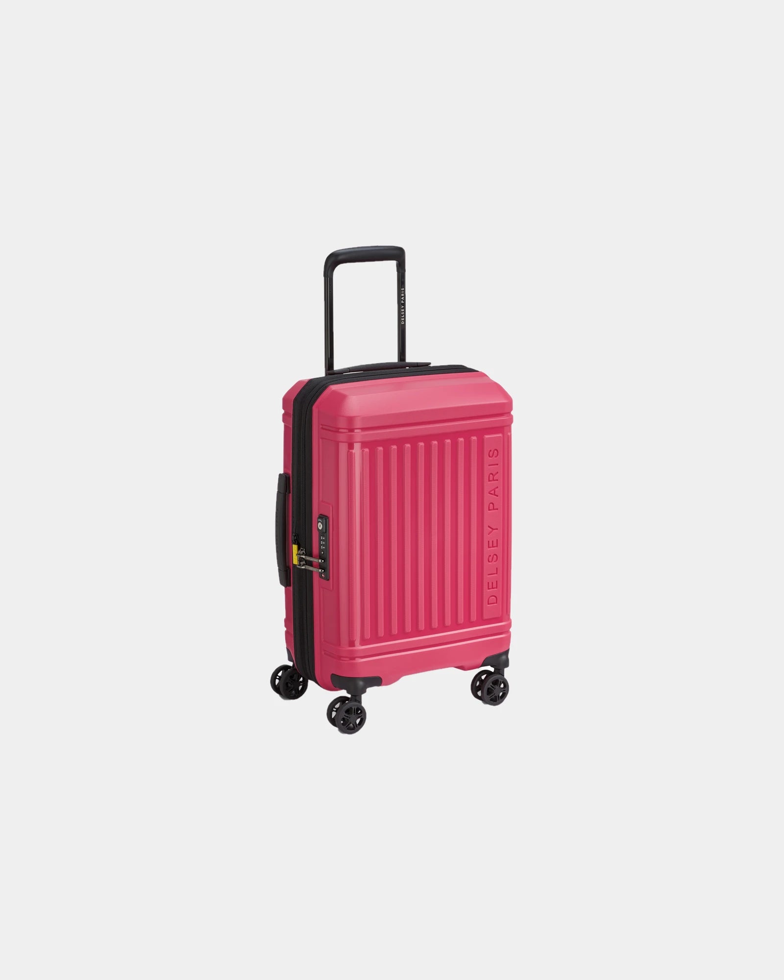 Koffer Delsey Lutece SE 55 cm om te personaliseren - Magenta