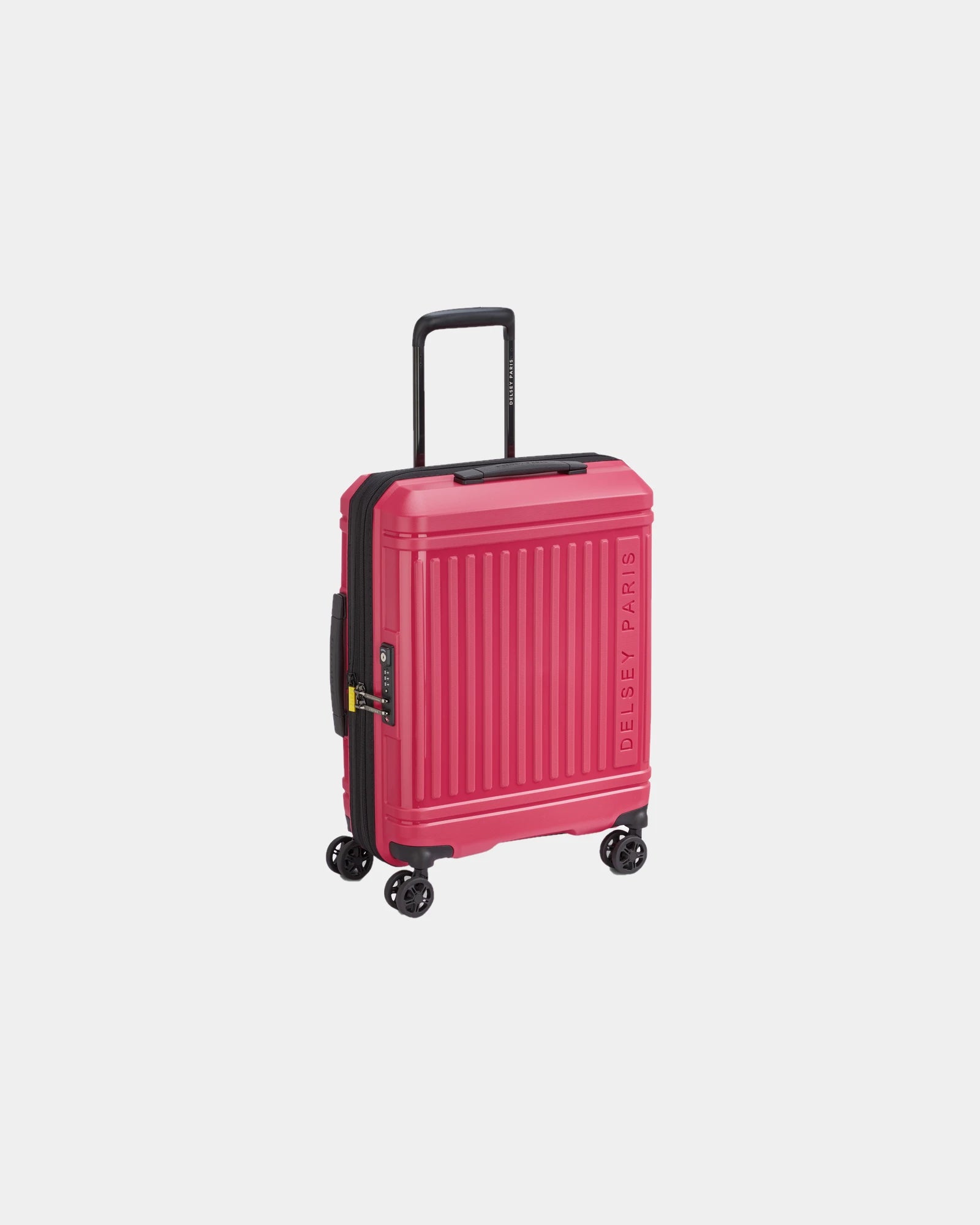 Koffer Delsey Lutece SE 55 cm om te personaliseren - Magenta