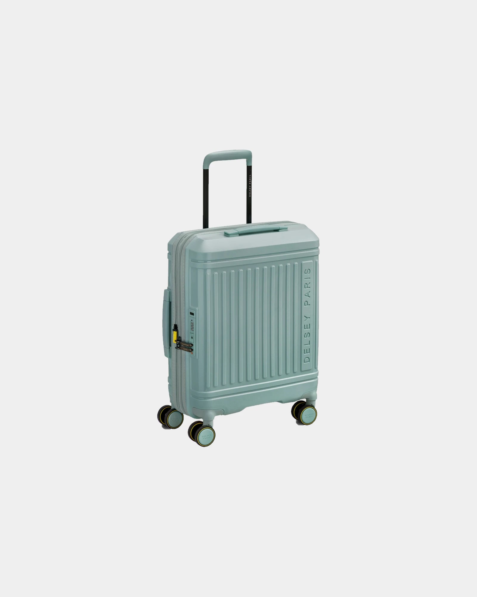 Gerecyclede koffer Delsey Lutece 55 cm om te personaliseren - Salie groen