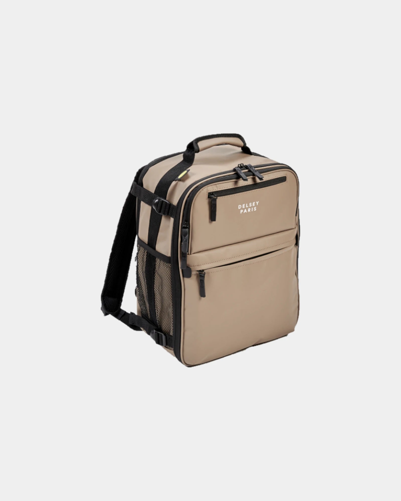 Rugzak van gerecycled polyester Delsey om te personaliseren - Beige