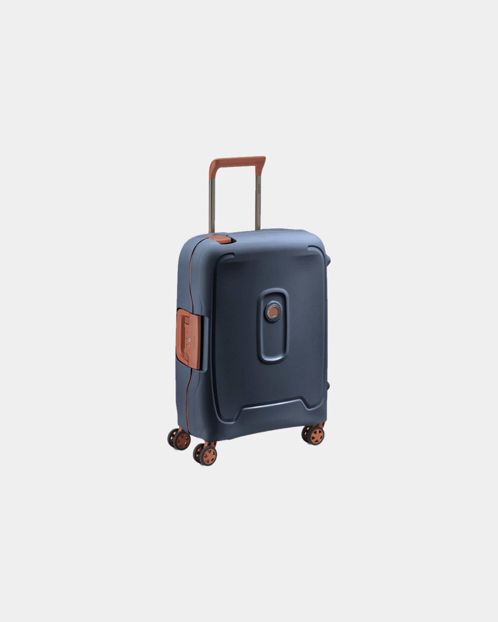 Koffer Delsey Moncey 55 cm om te personaliseren - Inktblauw