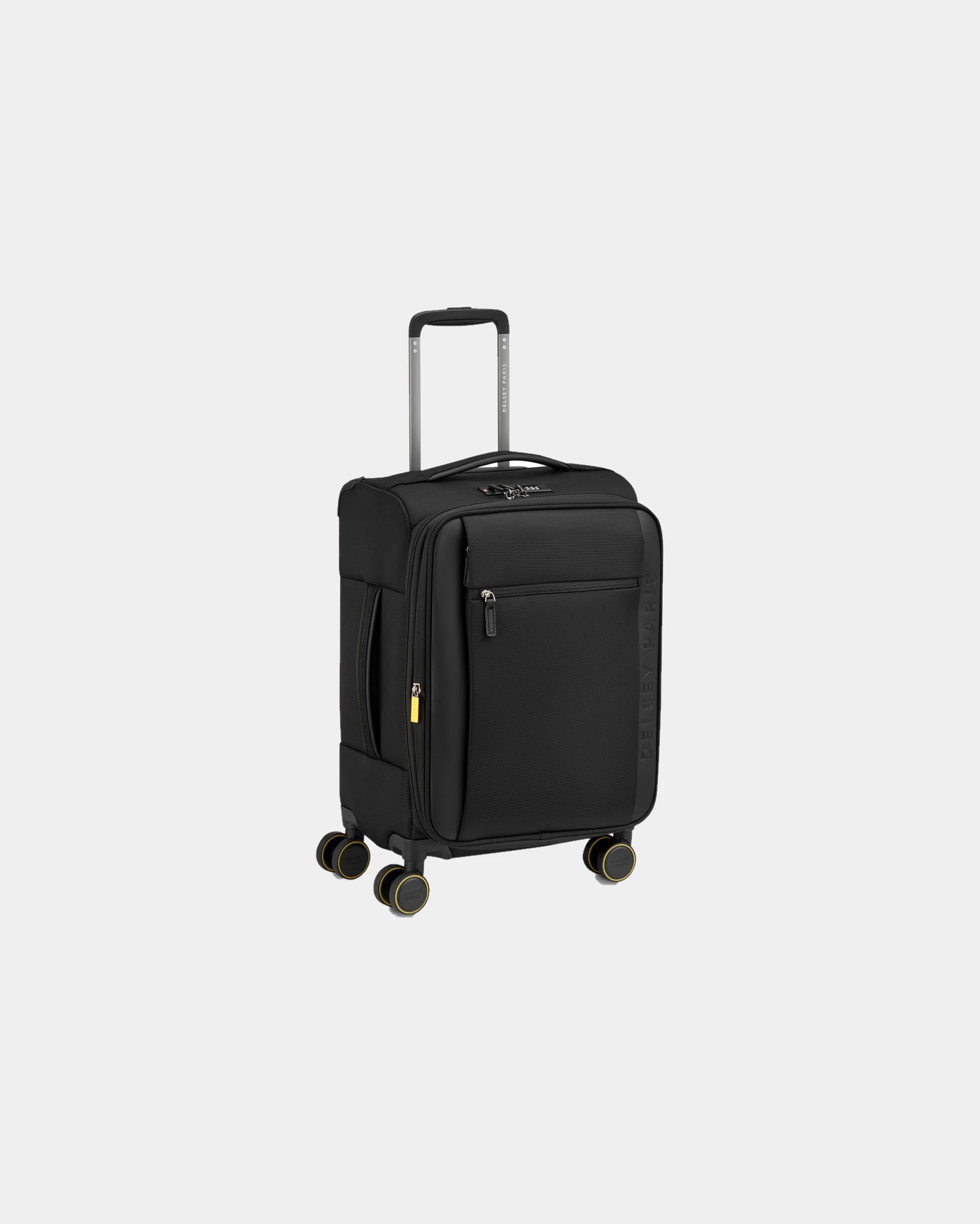 Koffer Delsey Montmartre 3 55 cm om te personaliseren - Zwart