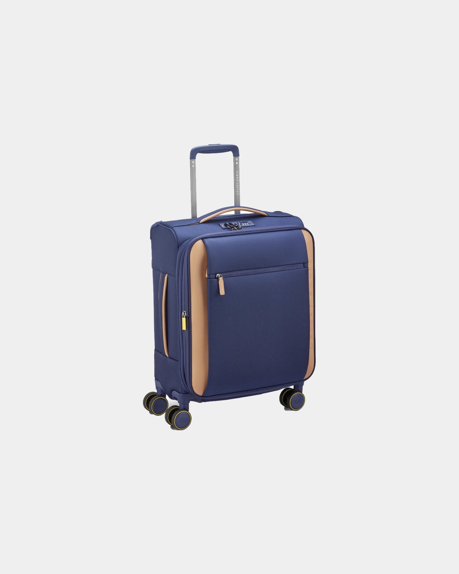 Koffer Delsey Montmartre 3 55 cm om te personaliseren - Marineblauw