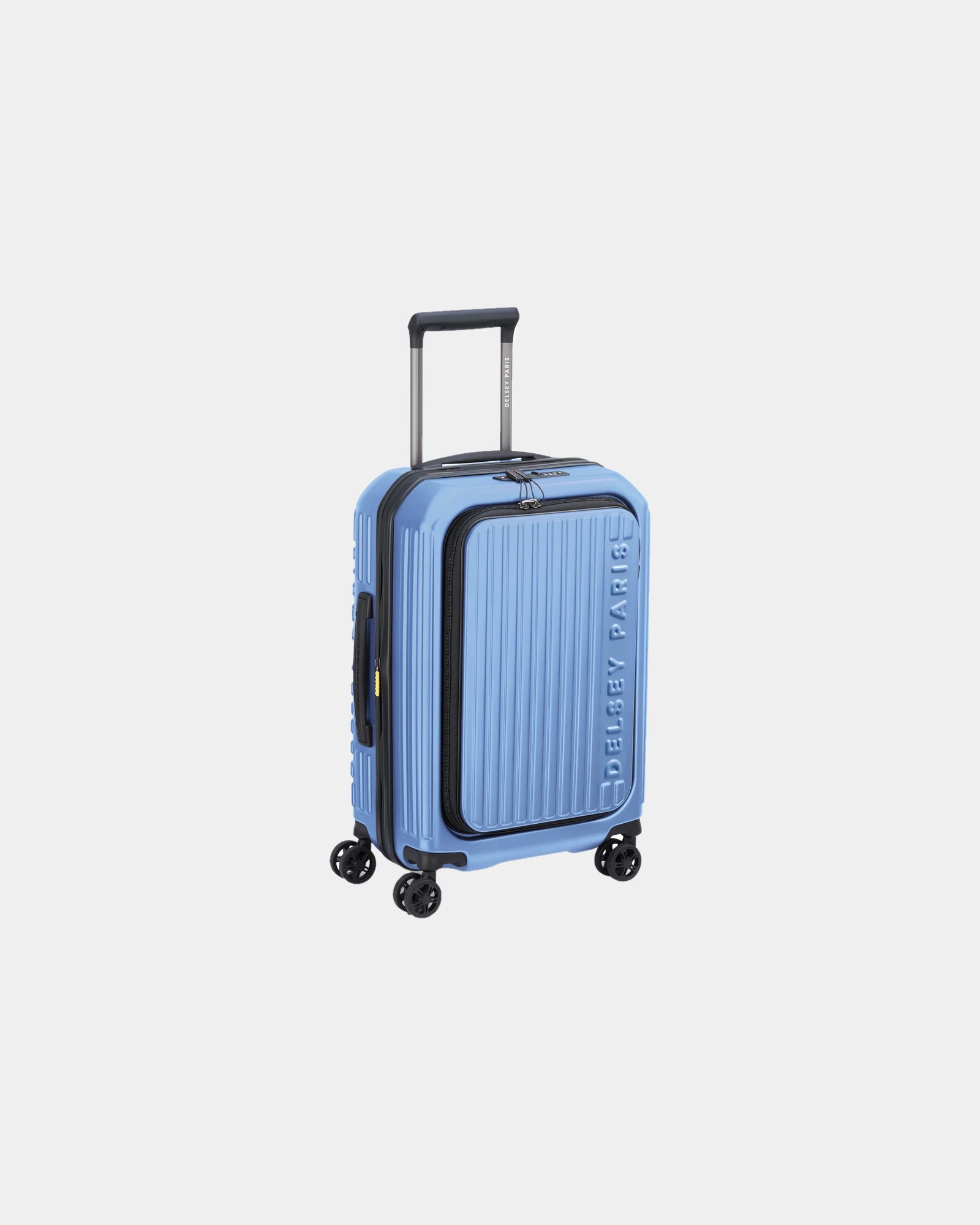 Koffer polycarbonaat Delsey Securitime om te personaliseren - Lavendelblauw
