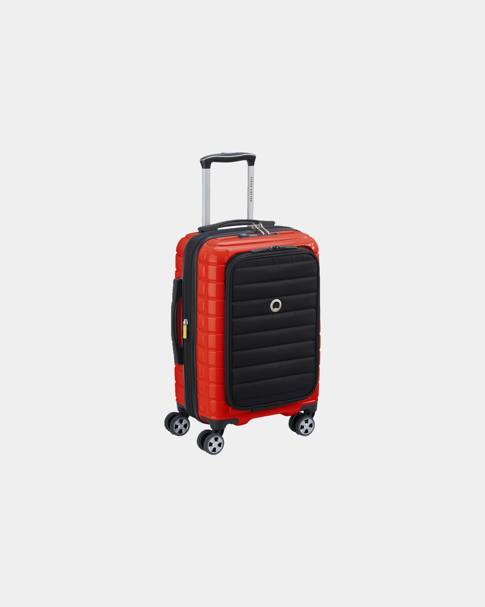Koffer polycarbonaat Delsey Shadow om te personaliseren - Intens rood