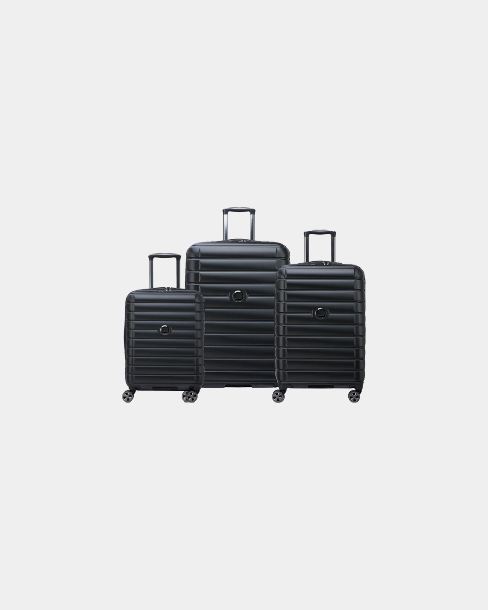 Koffer Delsey Shadow 5.0 om te personaliseren - Zwart