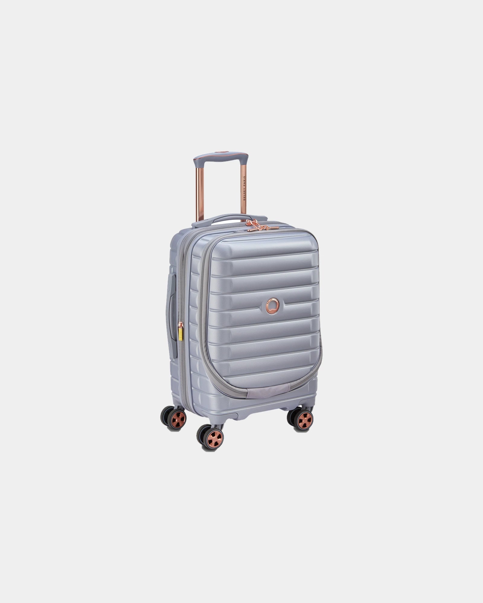 Koffer polycarbonaat Delsey Shadow om te personaliseren - Platinum