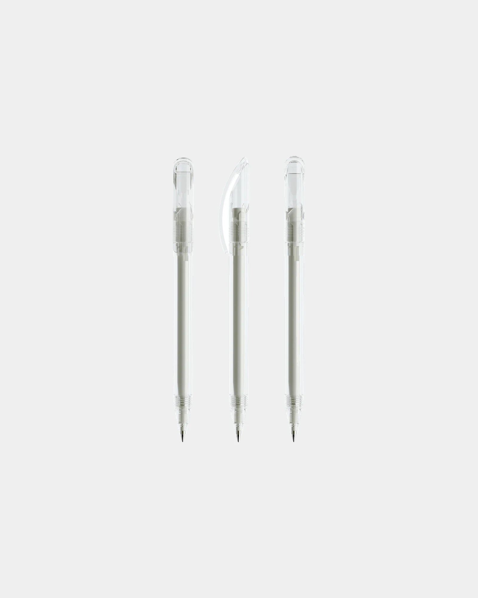 Pen transparant Prodir DS3TTT om te personaliseren - Helder Transparant