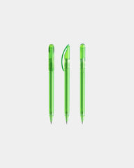 Pen transparant Prodir DS3TTT om te personaliseren - Lichtgroen Transparant