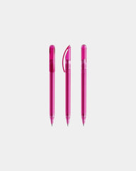 Pen transparant Prodir DS3TTT om te personaliseren - Roze Transparant