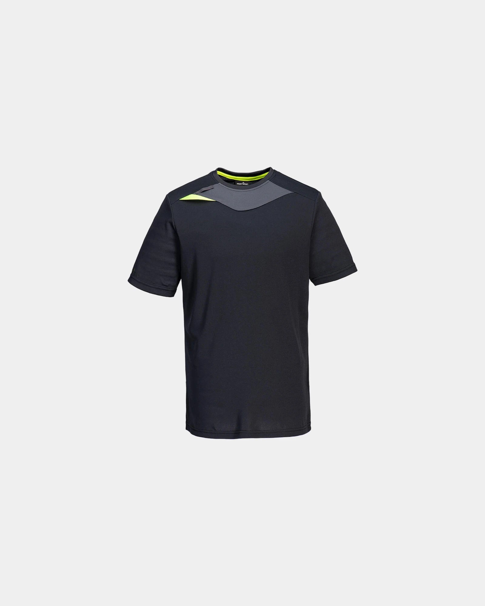 Polo DX4 polyester mesh 150 g/m² om te personaliseren - Zwart-Hemelsblauw