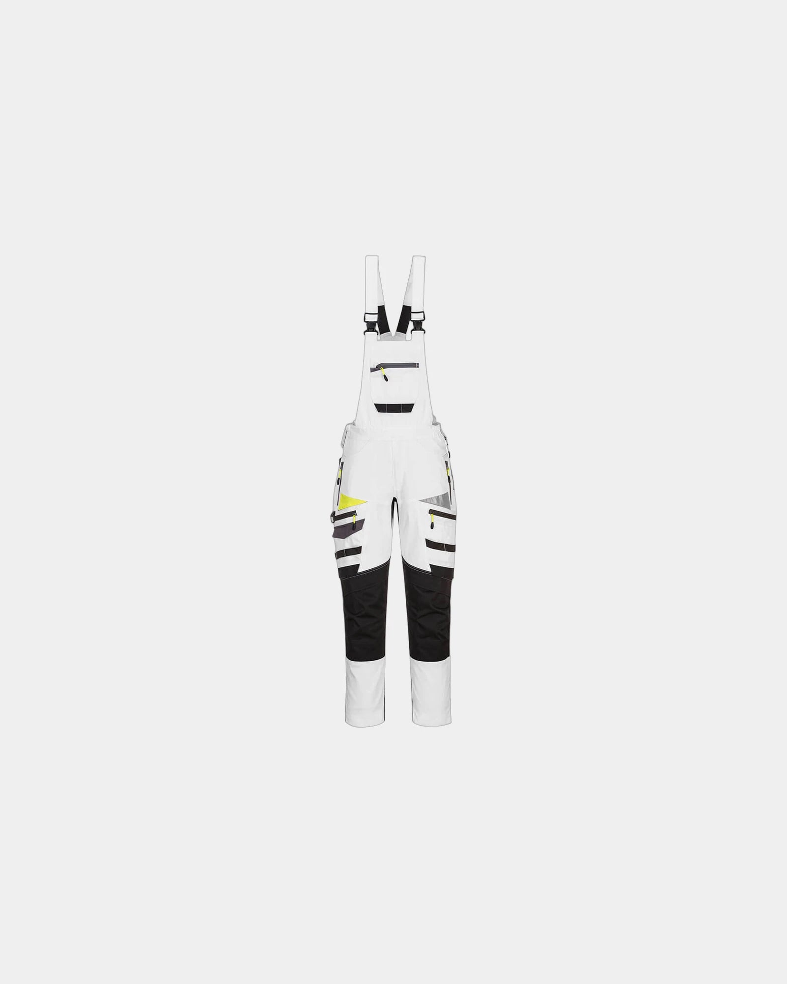 Overall met bretels DX4 om te personaliseren - Wit