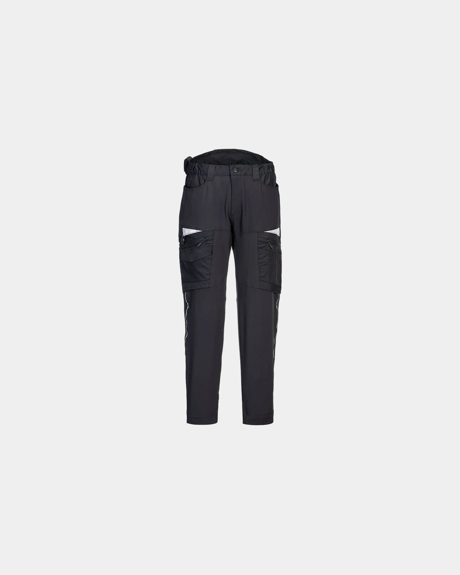 Werkbroek stretch ripstop 270 g/m² om te personaliseren - Zwart-Hemelsblauw