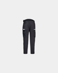 Werkbroek stretch ripstop 270 g/m² om te personaliseren - Zwart-Hemelsblauw