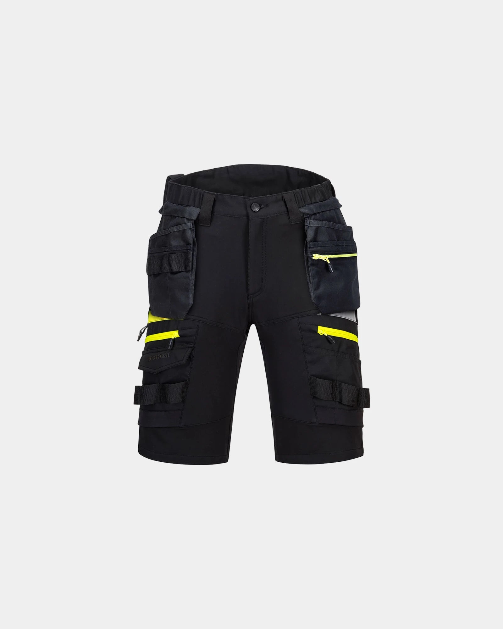 Bermuda stretch Holster DX4 Hi-Vis om te personaliseren - Zwart-Hemelsblauw