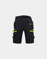 Bermuda stretch Holster DX4 Hi-Vis om te personaliseren - Zwart-Hemelsblauw