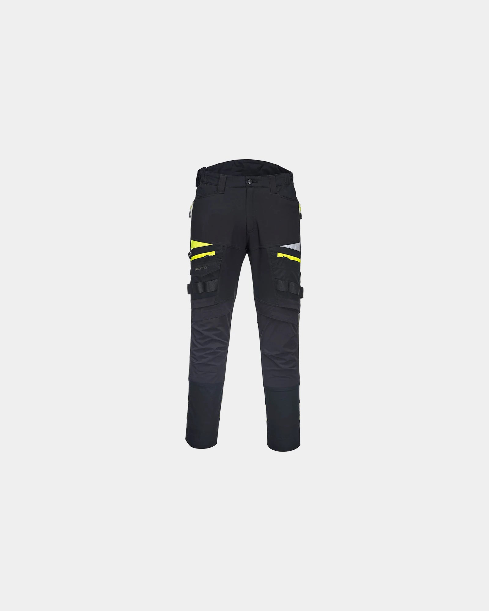 Werkbroek geventileerd stretch om te personaliseren - Zwart-Hemelsblauw
