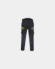 Werkbroek geventileerd stretch om te personaliseren - Zwart-Hemelsblauw
