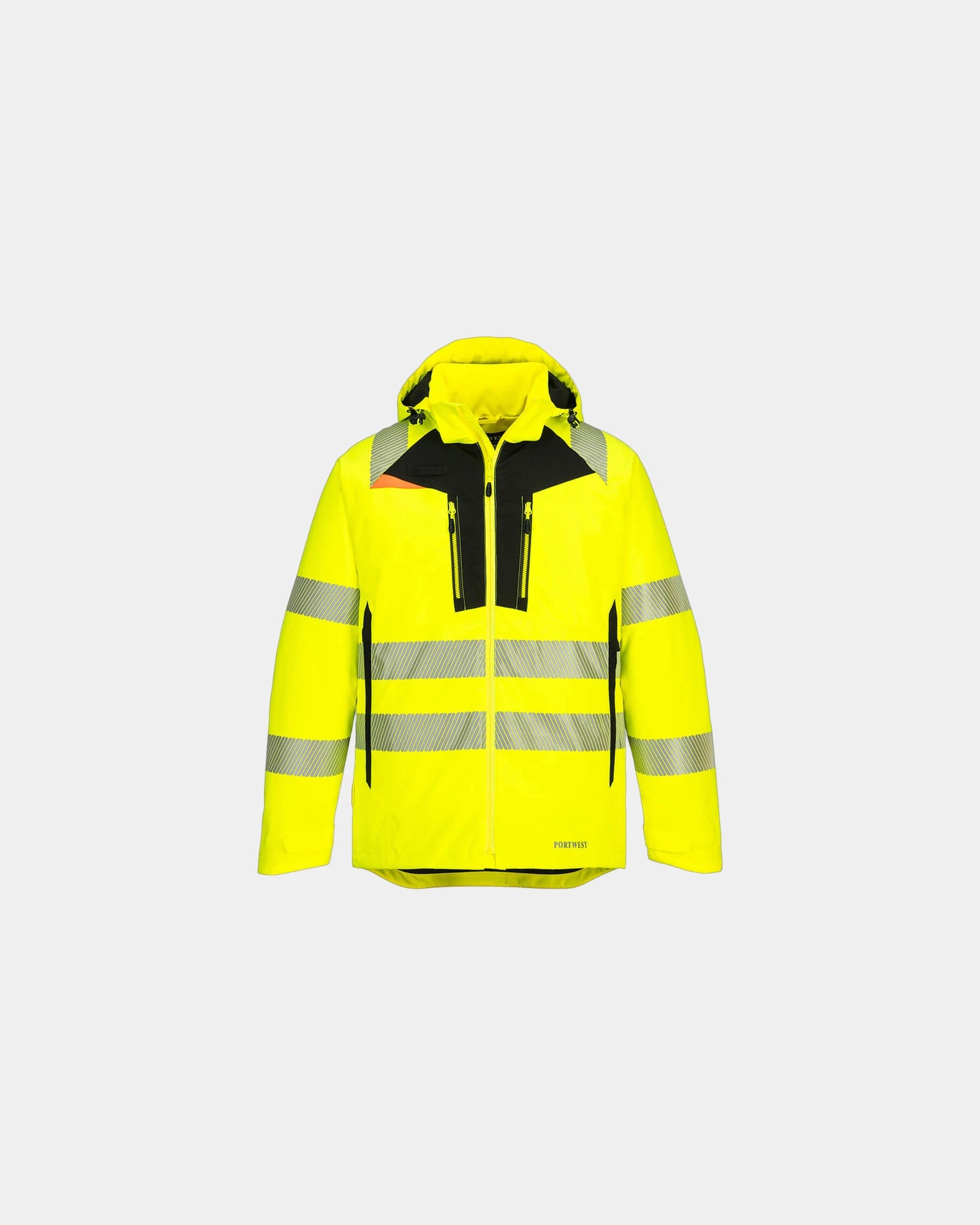 Parka hi-vis waterdicht geïsoleerd DX4 om te personaliseren - Geel-Zwart
