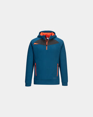 Hoodie met quarter zip polyester om te personaliseren - Spiegel