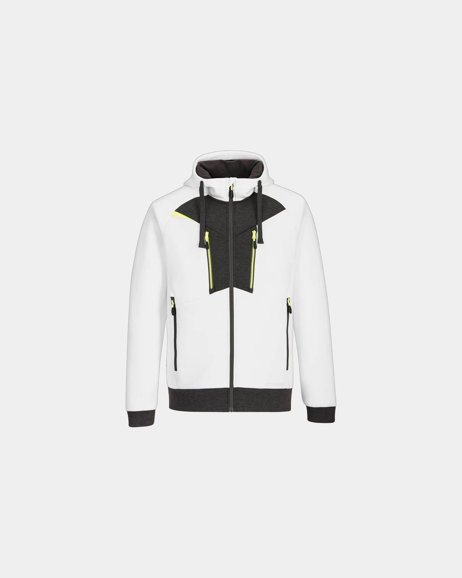 Hoodie DX4 met rits en verstelbare om te personaliseren - Wit