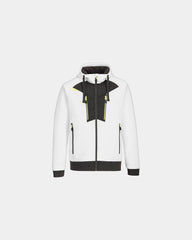 Hoodie DX4 met rits en verstelbare om te personaliseren - Wit