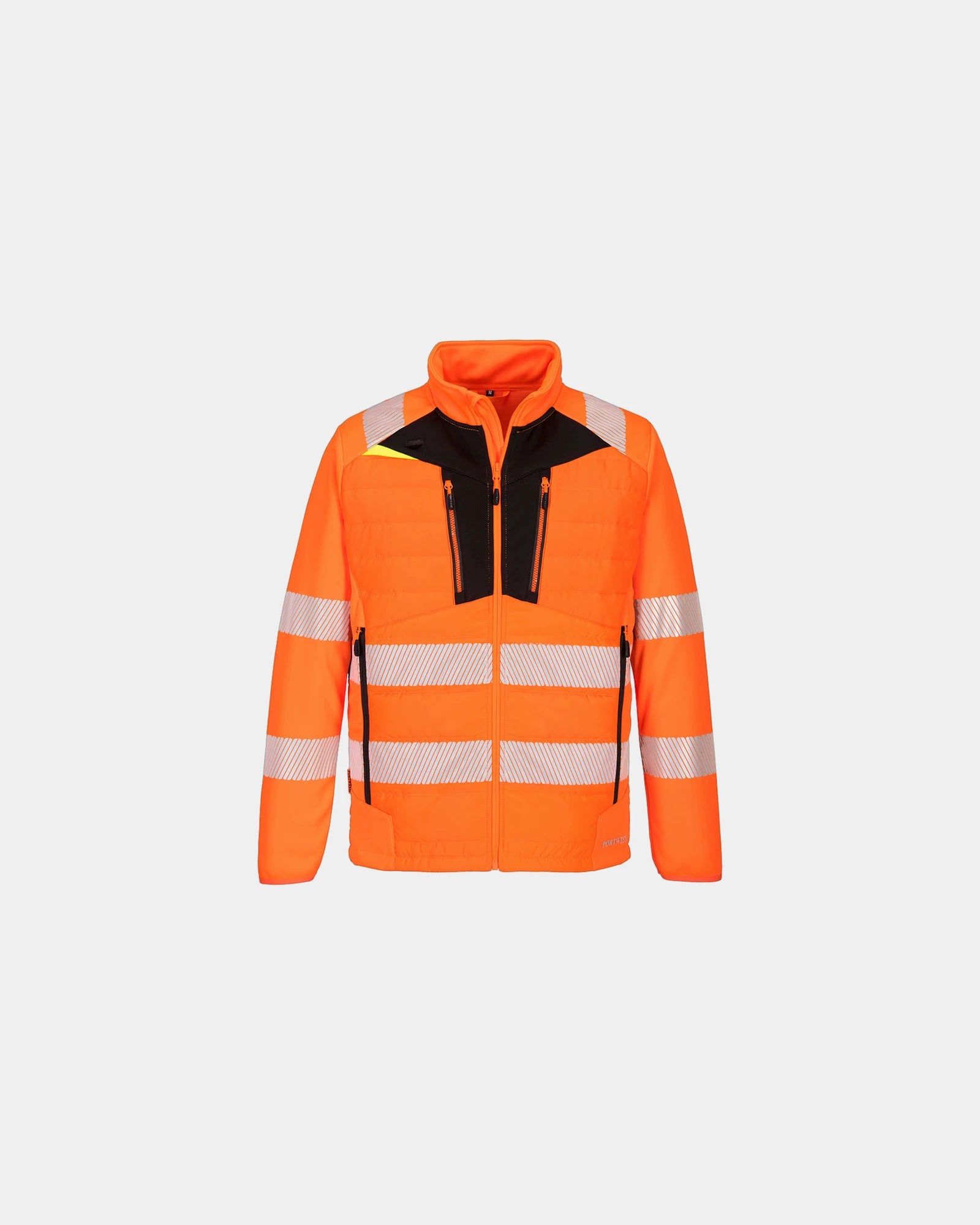 Hybride hi-vis jas polyester ripstop om te personaliseren - Oranje