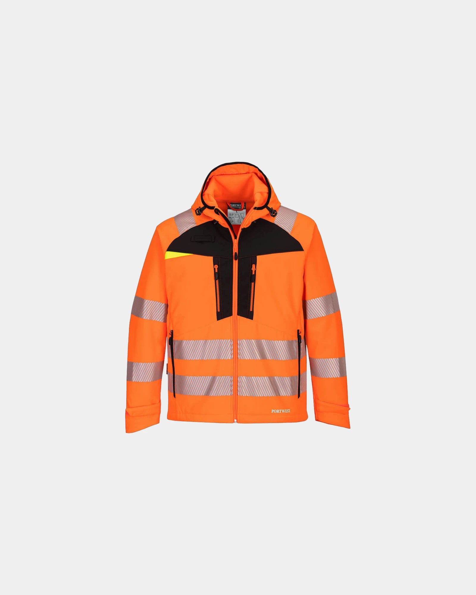 Softshell jas HV waterdicht ademend om te personaliseren - Oranje