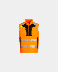 Softshell bodywarmer hi-vis segmentele om te personaliseren - Oranje