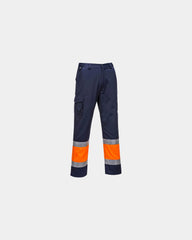 Combatbroek Hi-Vis polycotton 245 g/m² om te personaliseren - Oranje