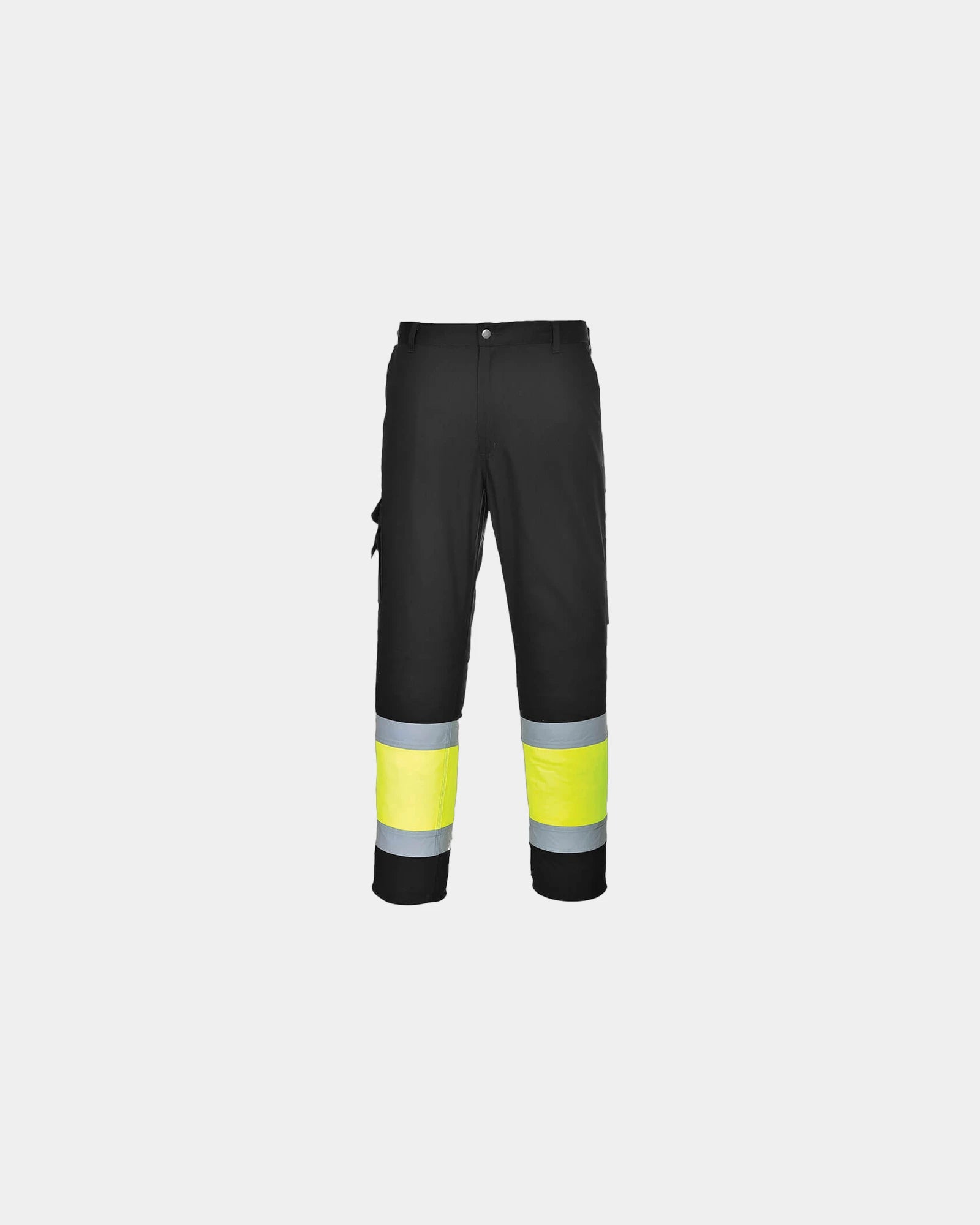 Combatbroek Hi-Vis polycotton 245 g/m² om te personaliseren - Geel-Zwart