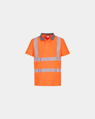 Polo hoge zichtbaarheid om te personaliseren - Oranje