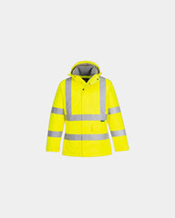 Winterparka hoge zichtbaarheid om te personaliseren - Geel