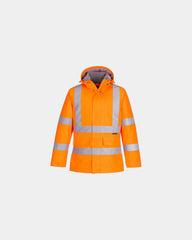 Winterparka hoge zichtbaarheid om te personaliseren - Oranje