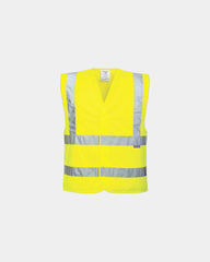 Veiligheidsvest gerecycled polyester om te personaliseren - Geel